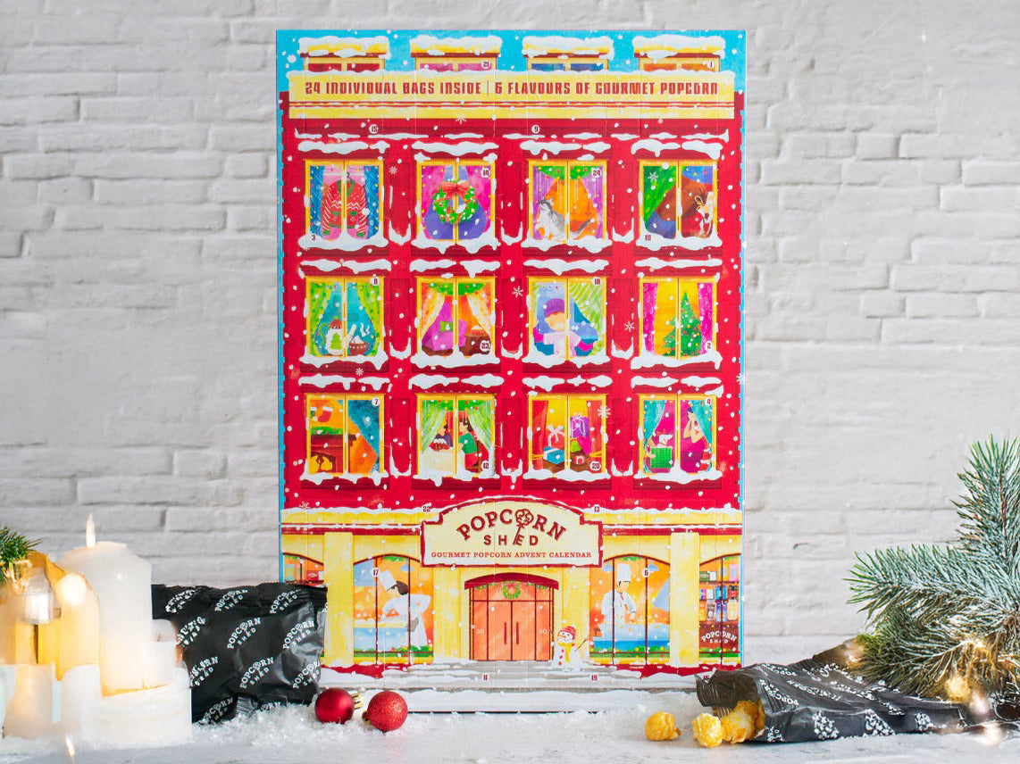 Calendrier de l'Avent de Noël Gourmet Popcorn 2025 - Popcorn Shed