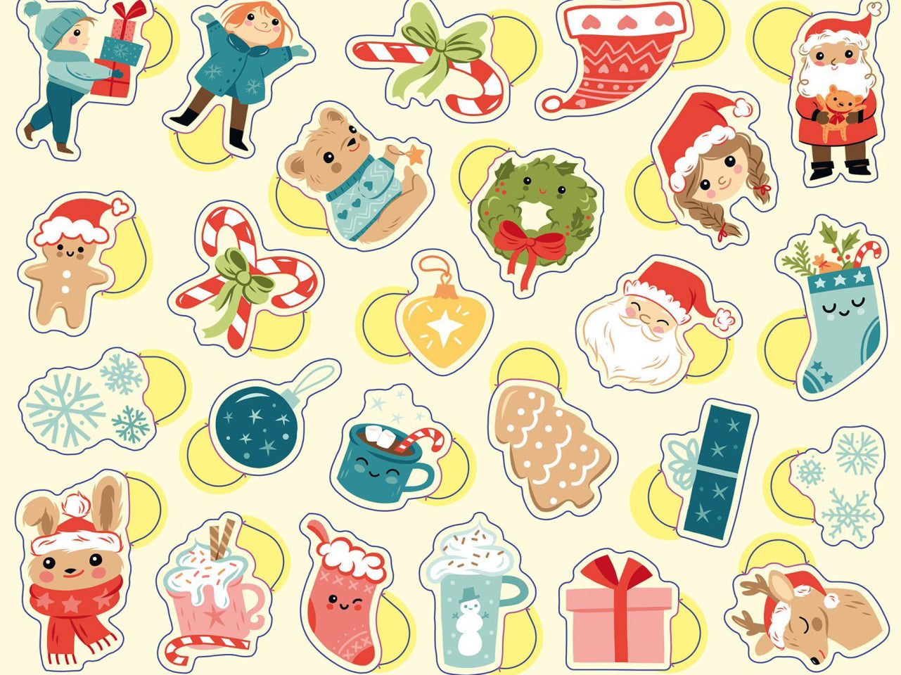 Achat 300 gommettes de Noël - Auzou