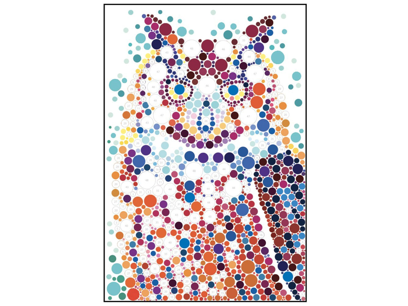 achat Mes tableaux au numéro - Animaux sauvages - Auzou