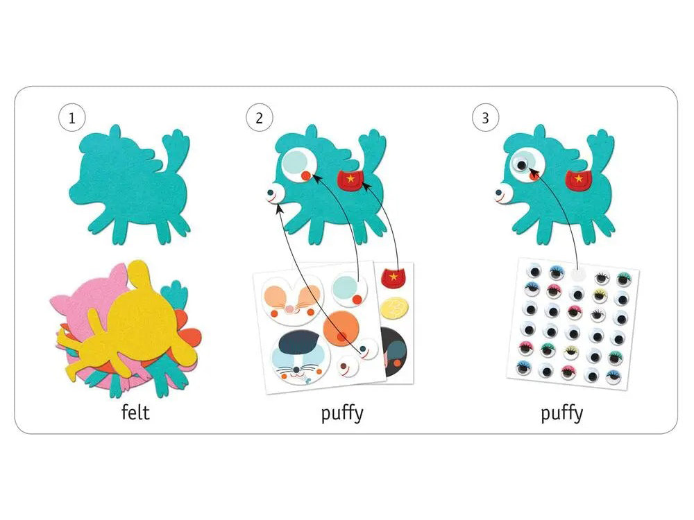 Achat Gommettes J’aime les animaux - Djeco