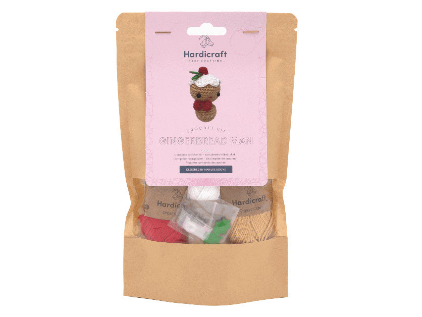 Achat Kit crochet DIY - Mini Bonhomme en pain d'épice - Hardicraft