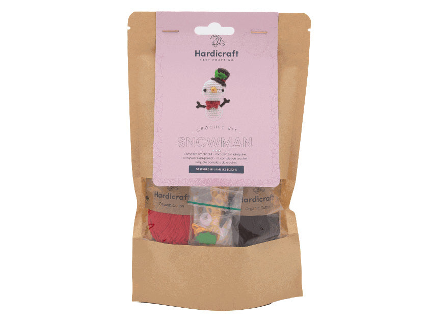Achat Kit crochet DIY - Mini Bonhomme de neige - Hardicraft
