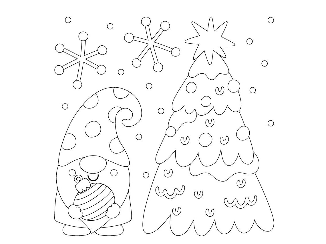 Mes joyeux gnomes de Noël à peindre - 1 2 3 Soleil