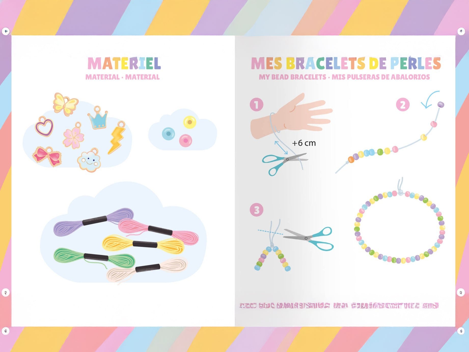 Mes bijoux arc-en-ciel - Bracelets colorés - Auzou