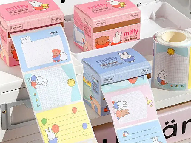Miffy Bloc-notes adhésifs détachables - 120 feuilles