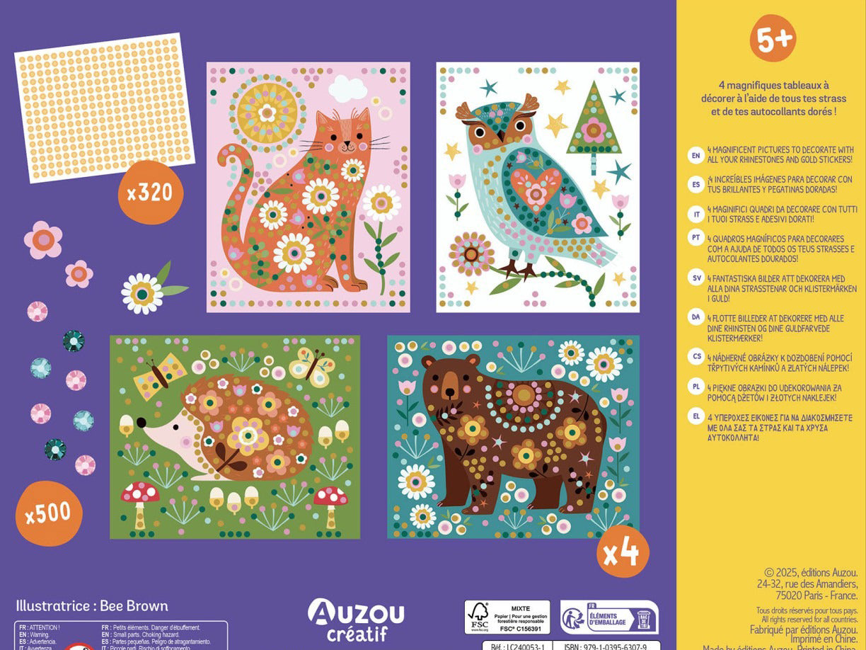 Mes animaux en strass - Auzou