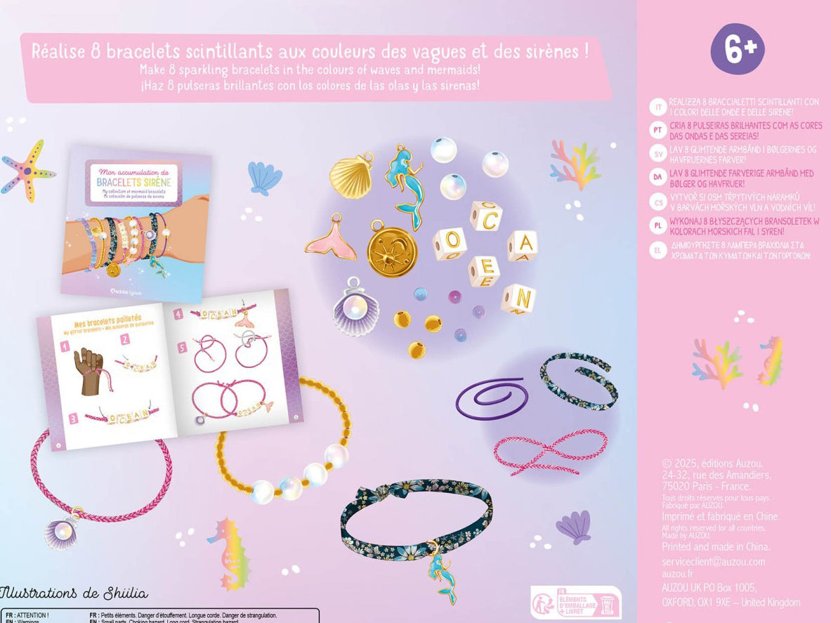 achat Mon accumulation de bracelets sirène - Auzou