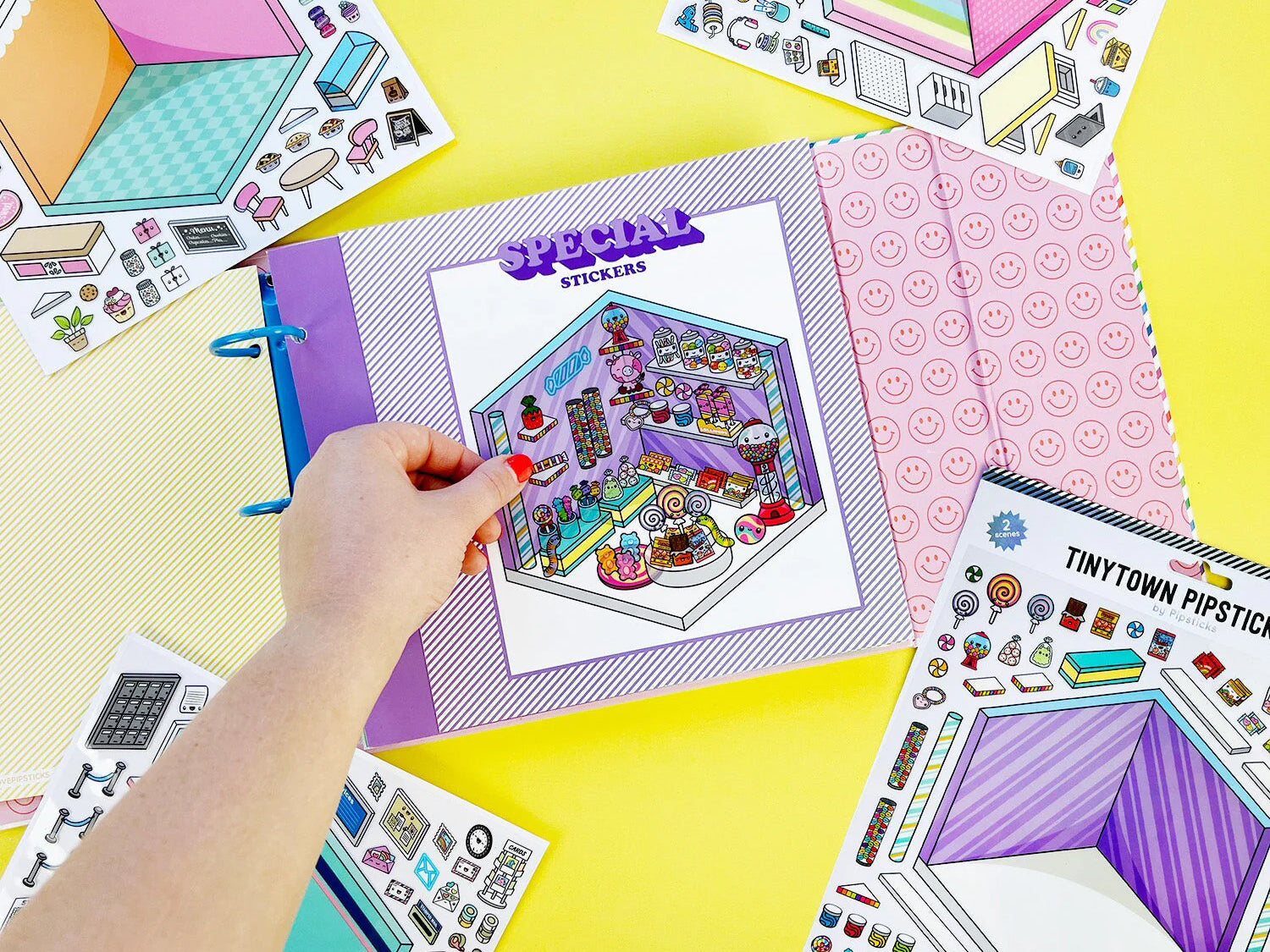 Achat Stickers Tinytown Bonbons & Gâteaux (Candy & Cakes) - Pipsticks