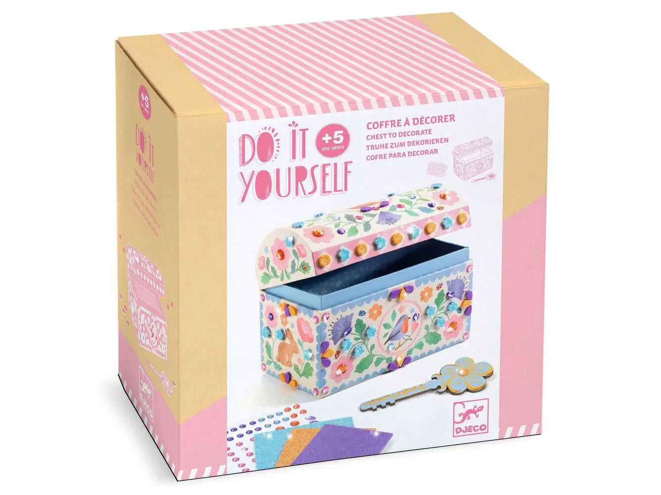 Achat Coffret à décorer Précieux trésors - Djeco