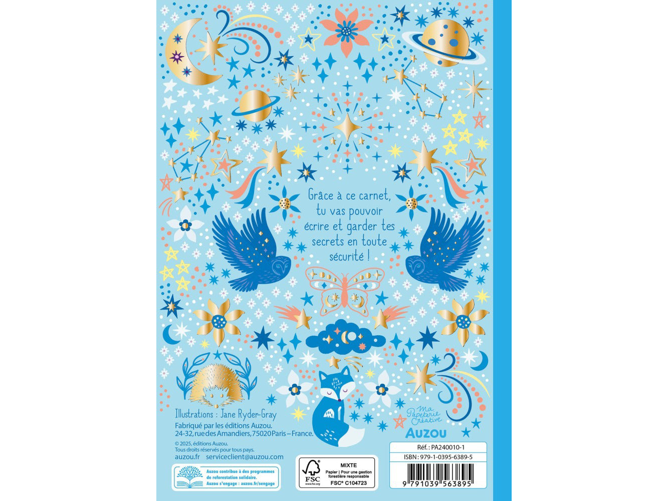 Achat Mon carnet secret bijou scintillant - Auzou