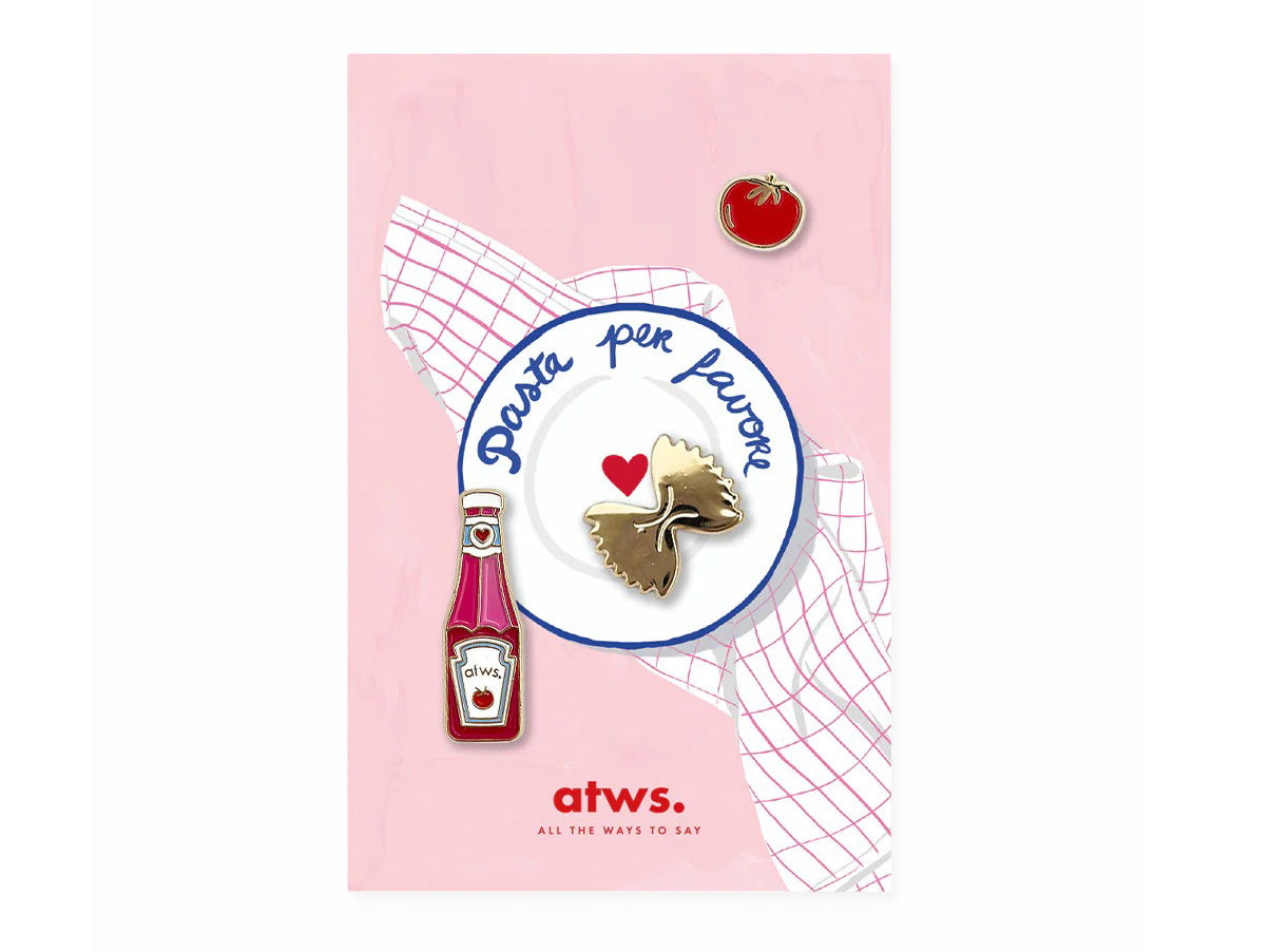 Achat Lot de 3 pin's Tomato Sauce - ATWS