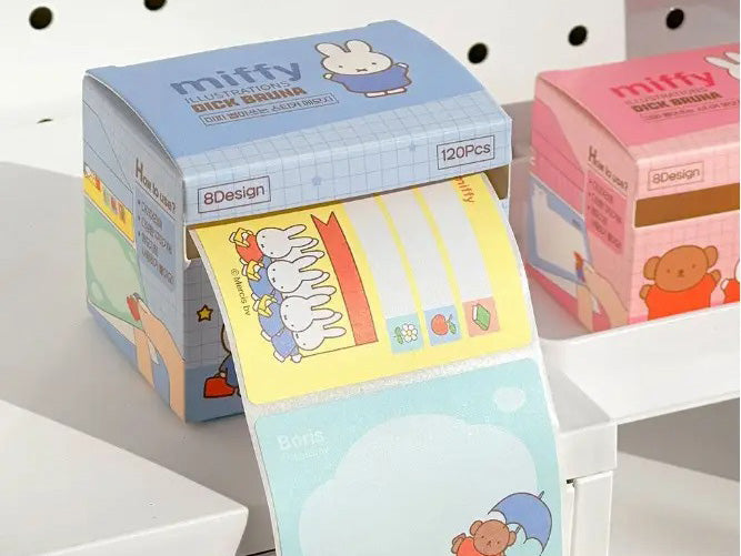 Miffy Bloc-notes adhésifs détachables - 120 feuilles
