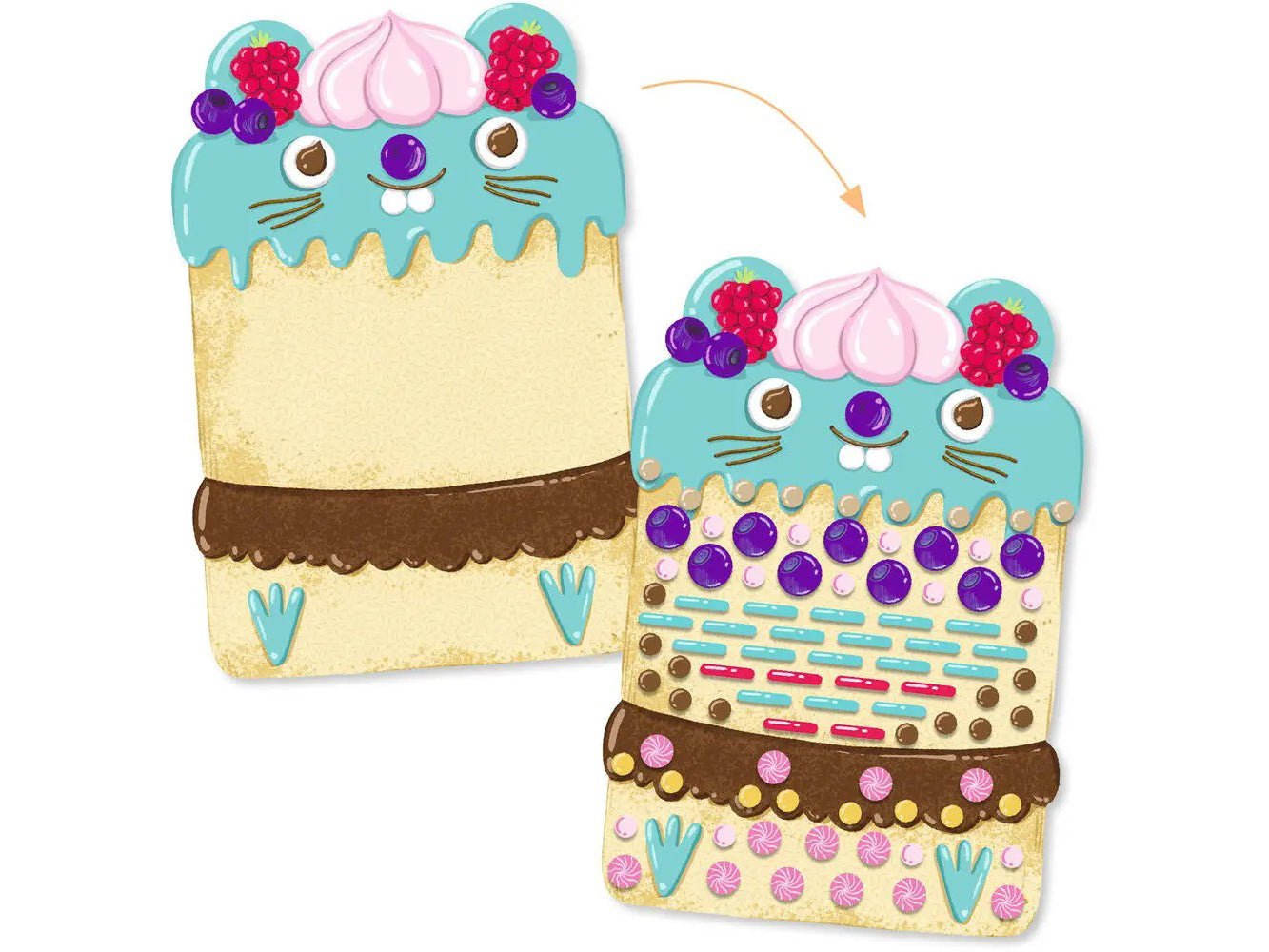 achat Mosaïque Cake et bonbecs - Djeco