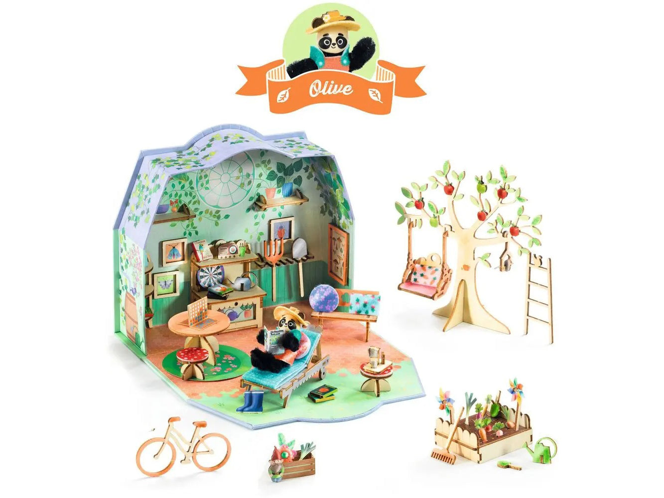 Achat Maison miniature DIY Mi House - Olive - Djeco