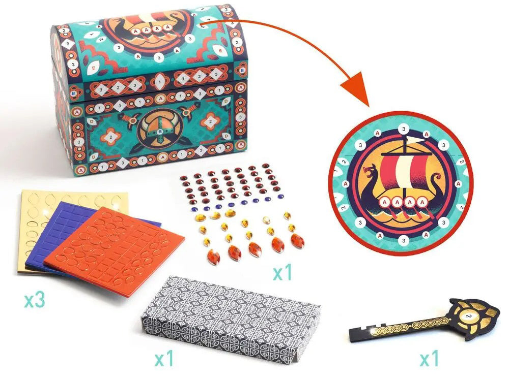 Coffret à décorer Super trésor - Djeco