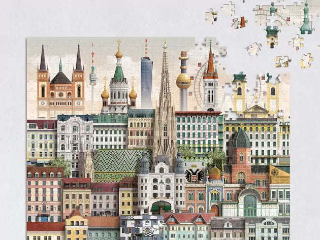 Puzzle 1000 pièces - Vienne (Wien) - Martin Schwartz