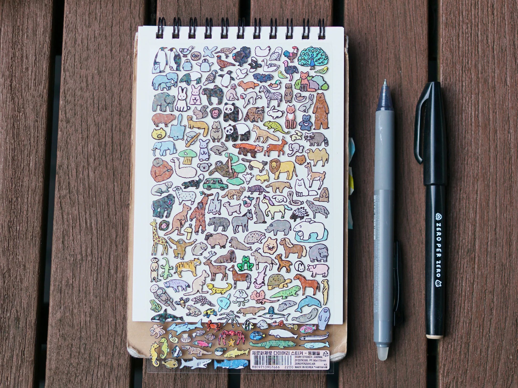 achat Mini stickers pour planner - zero per zero