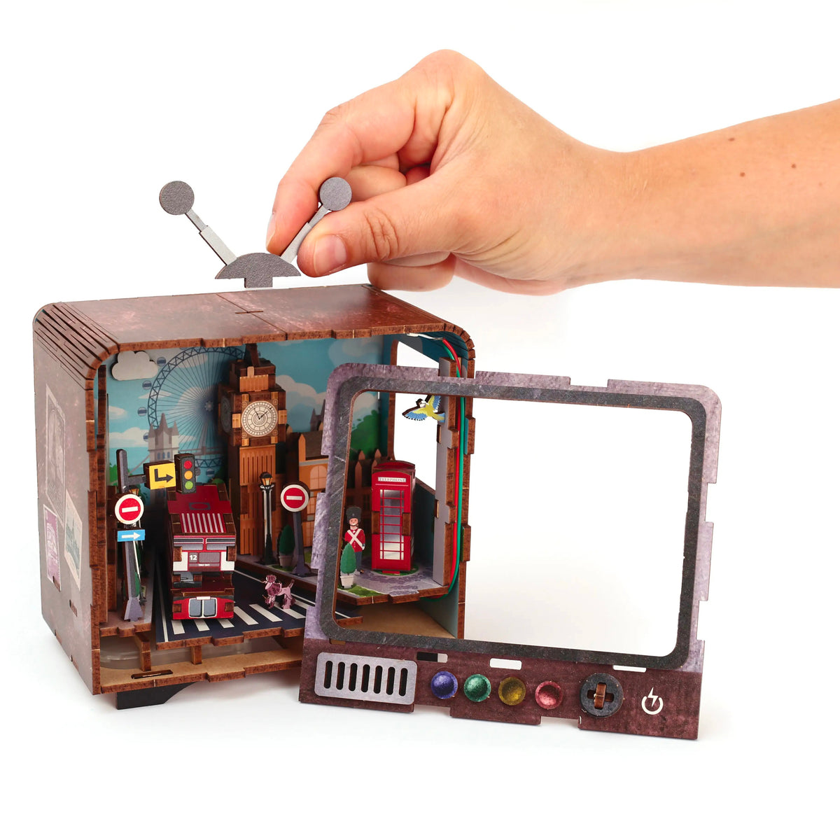 achat Maquette 3D Bois - Tv Londres - Graine Créative