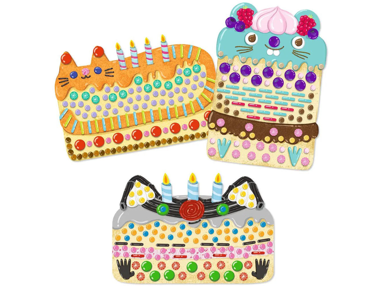 Mosaïque Cake et bonbecs - Djeco