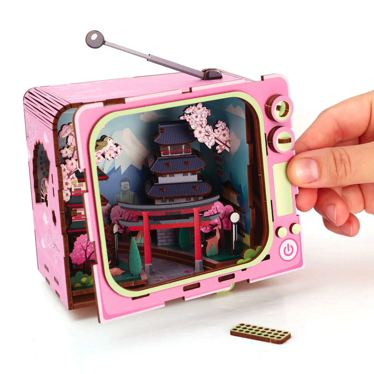 achat Maquette 3D Bois - Tv Tokyo - Graine Créative