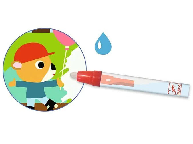 Coloriages magiques Au square - Djeco