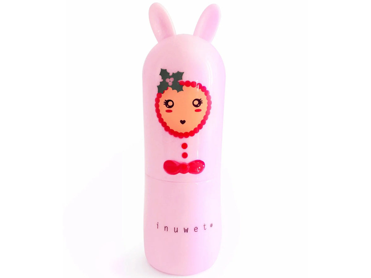 achat Baume à Lèvres Bunny Rose Noël - Parfum Sucre d'Orge - Inuwet