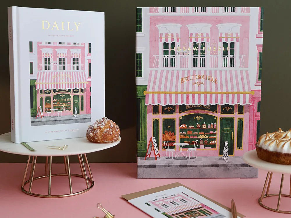 Carte d’anniversaire aquarelle & dorure - Birthday Bakery - ATWS