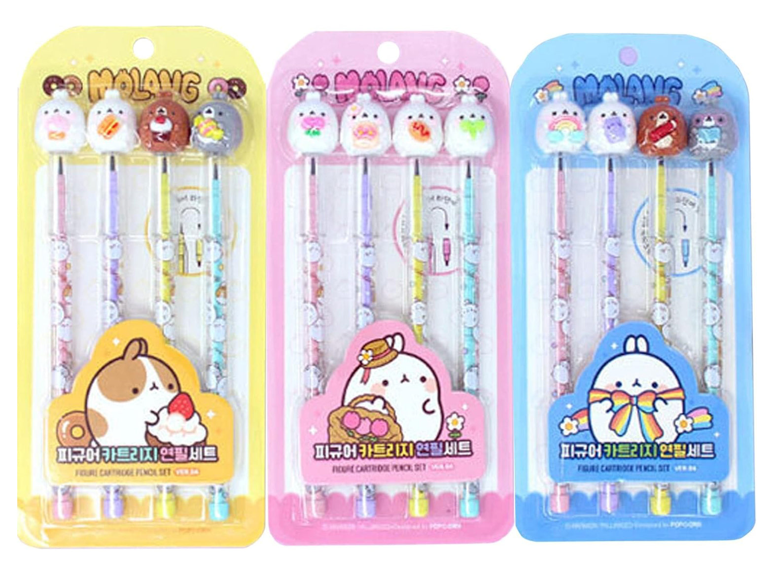 Achat Lot de 4 crayons à cartouche Molang Figure