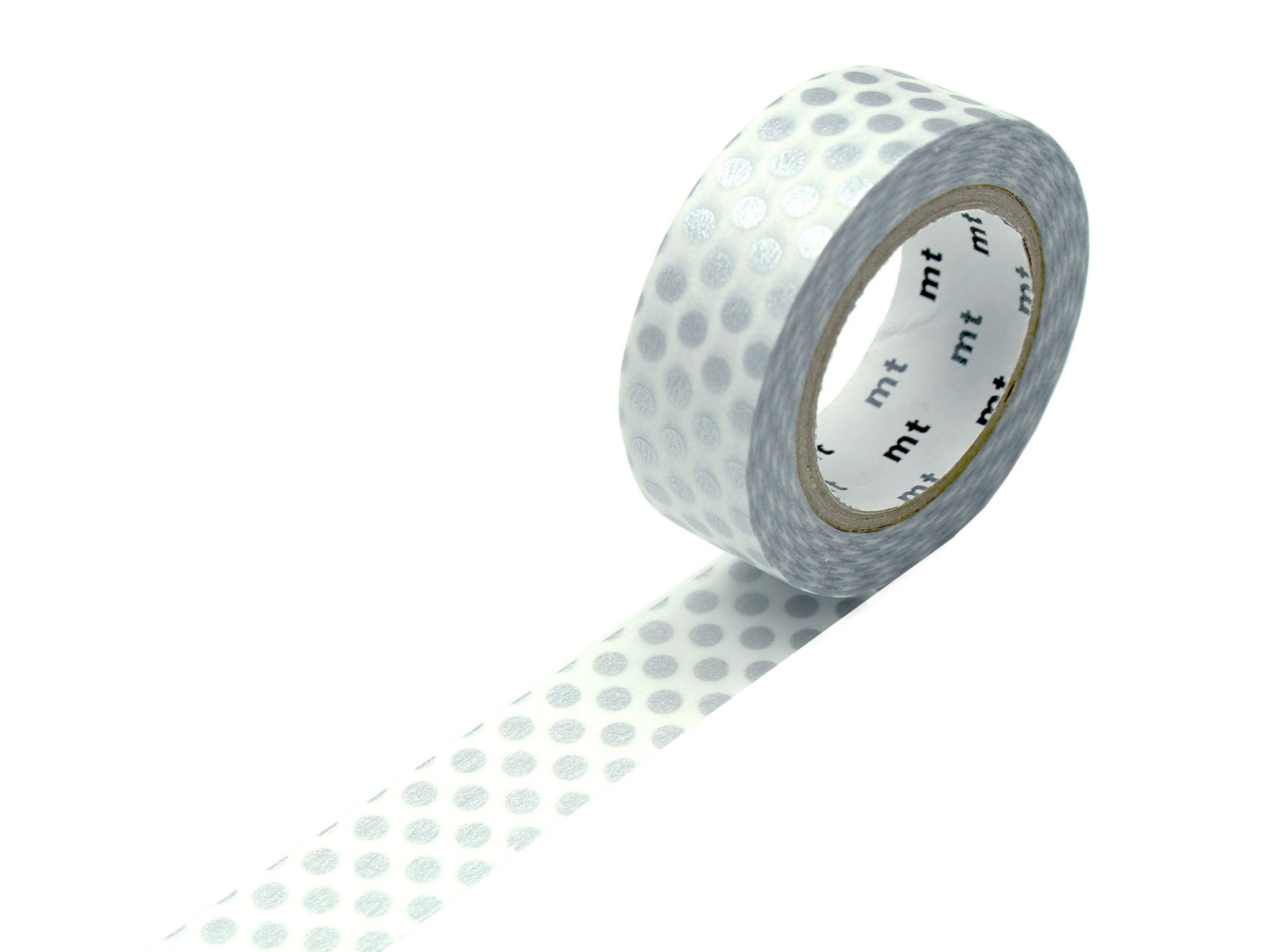 Achat Masking tape washi motif - Pois argentés