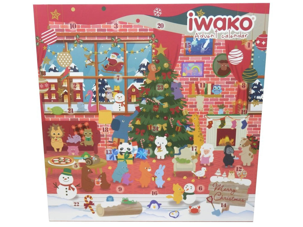Achat Calendrier de l'Avent - 26 gommes figurines - Iwako (Made in Japan)