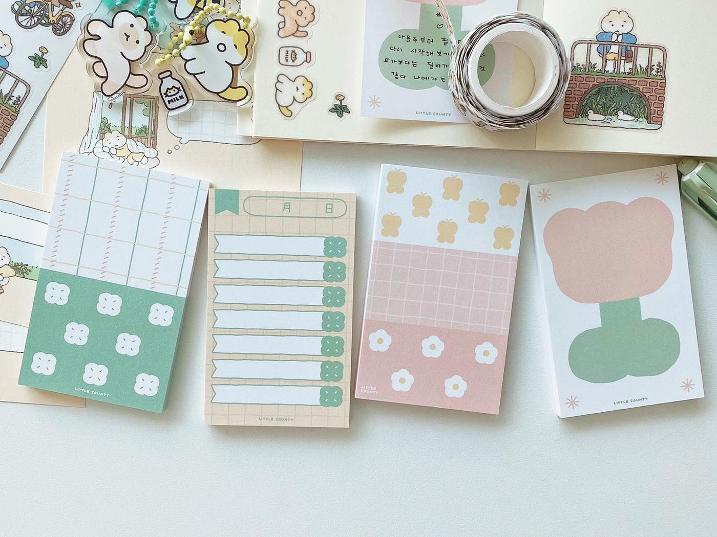 achat Mini bloc-notes fleur