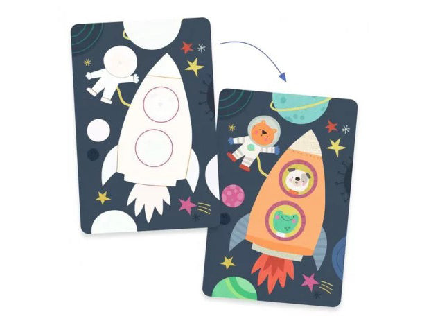 Coloriages magiques En route - Djeco