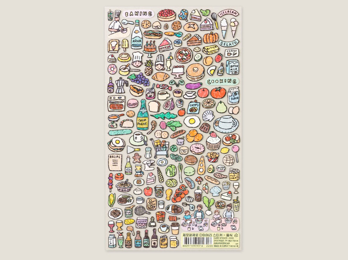 achat Stickers pour planner Petits bonheur - Zero per zero