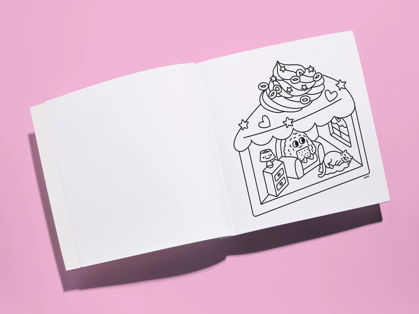 achat Cahier de coloriage Cozy Art - Kawaii - OMY