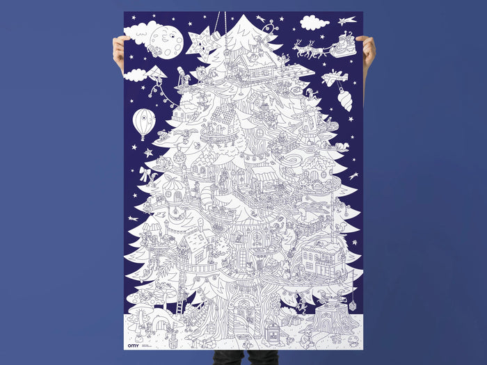 Achat Poster géant à colorier - MAGIC TREE - OMY
