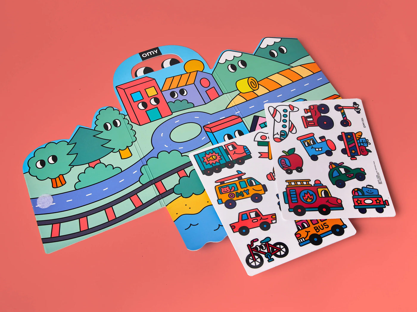 achat Kit de stickers Montessori - Vroom Vroom - Omy