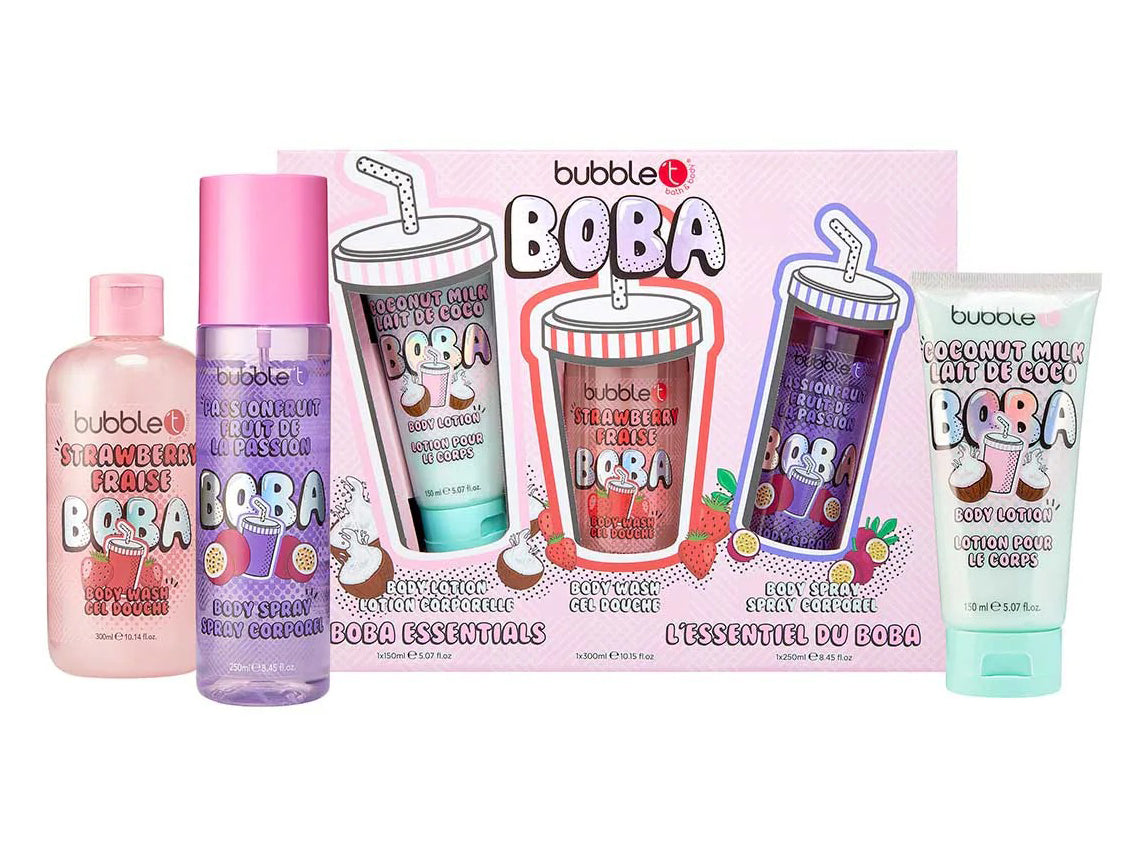 Achat Coffret bain Boba Tea 3 produits - Bubble T