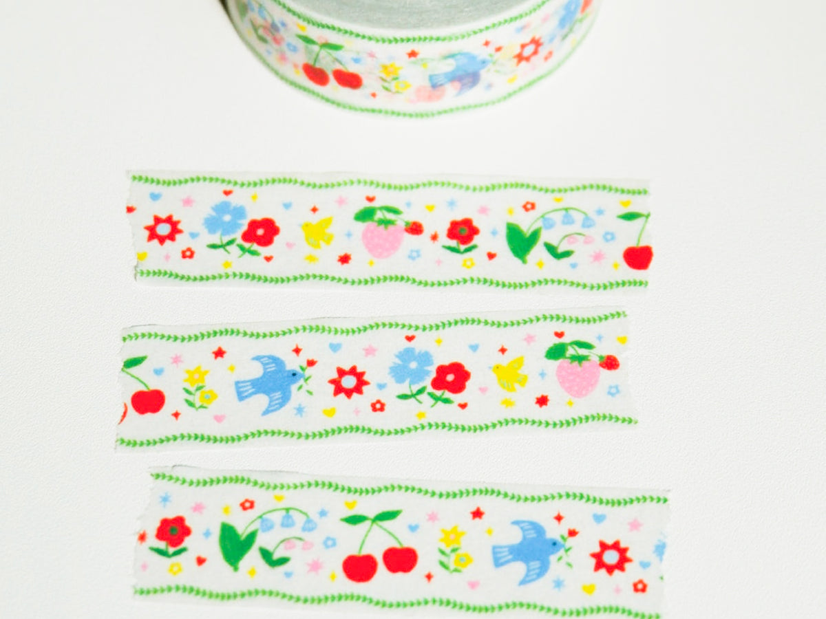 achat Masking Tape Jardin poétique - 10 mètres - Fruit Fries Design Lab