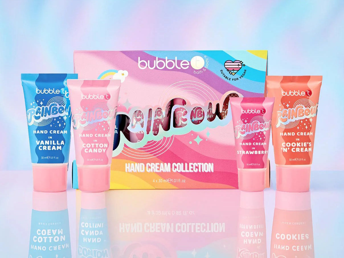 achat Coffret Crèmes pour les Mains Arc-en-ciel (4 x 30 ml)- Bubble T