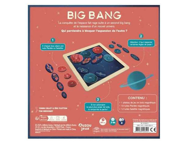 Grands jeux Big Bang Le duel cosmique - Auzou