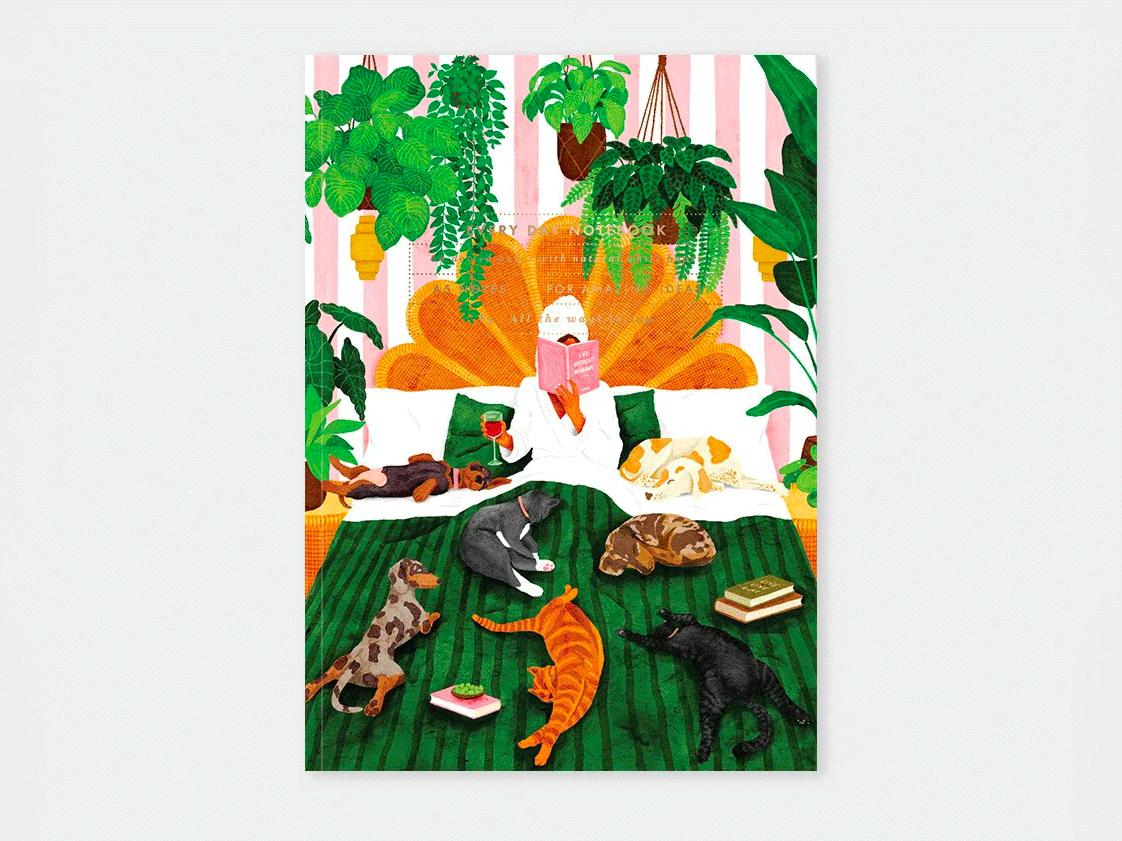 Achat Carnet A5 Life With Pets & Plants - ATWS