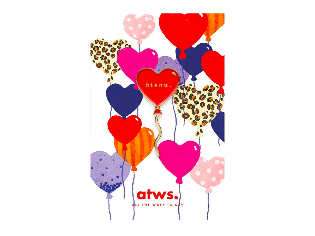 Achat Pin's Coeur Bisou - ATWS