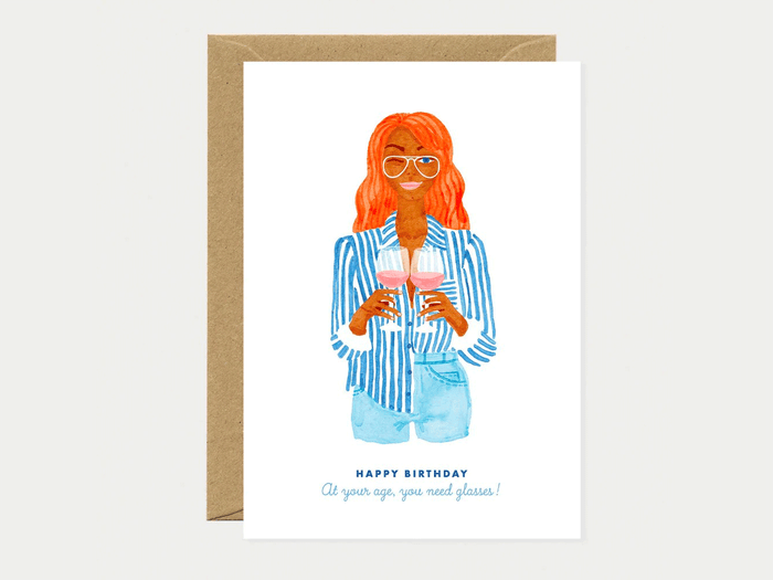 Achat Carte Happy Birthday You Need Glasses - ATWS