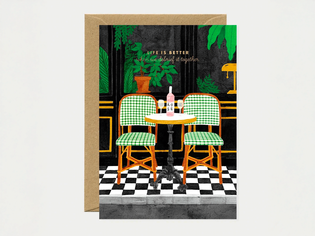 achat Carte Life Is Better avec dorure - ATWS