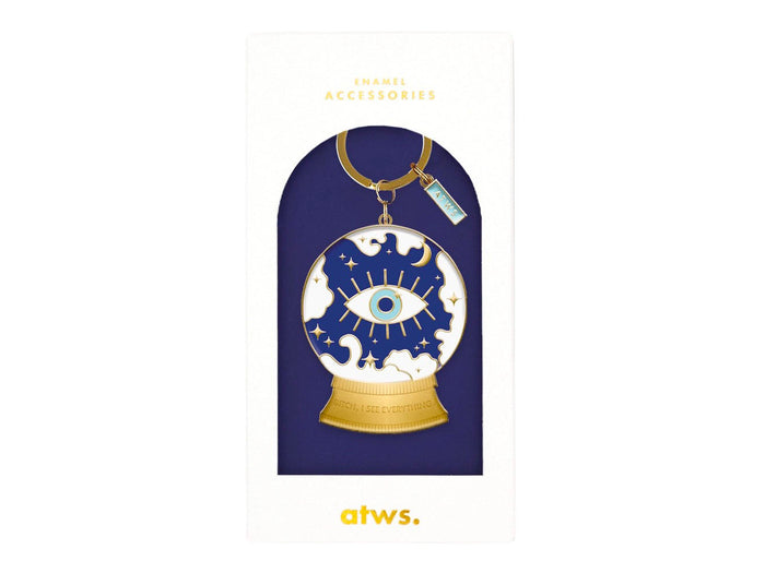 Achat Porte-clés Boule de crystal oeil - Bitch I see everything - ATWS