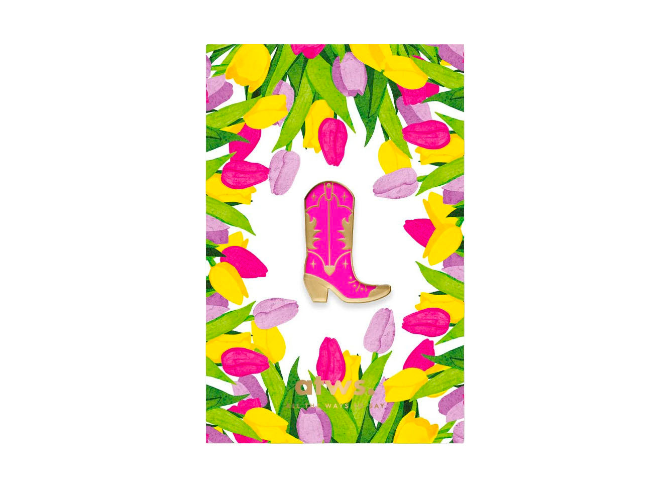 Achat Pin's Santiag rose - ATWS