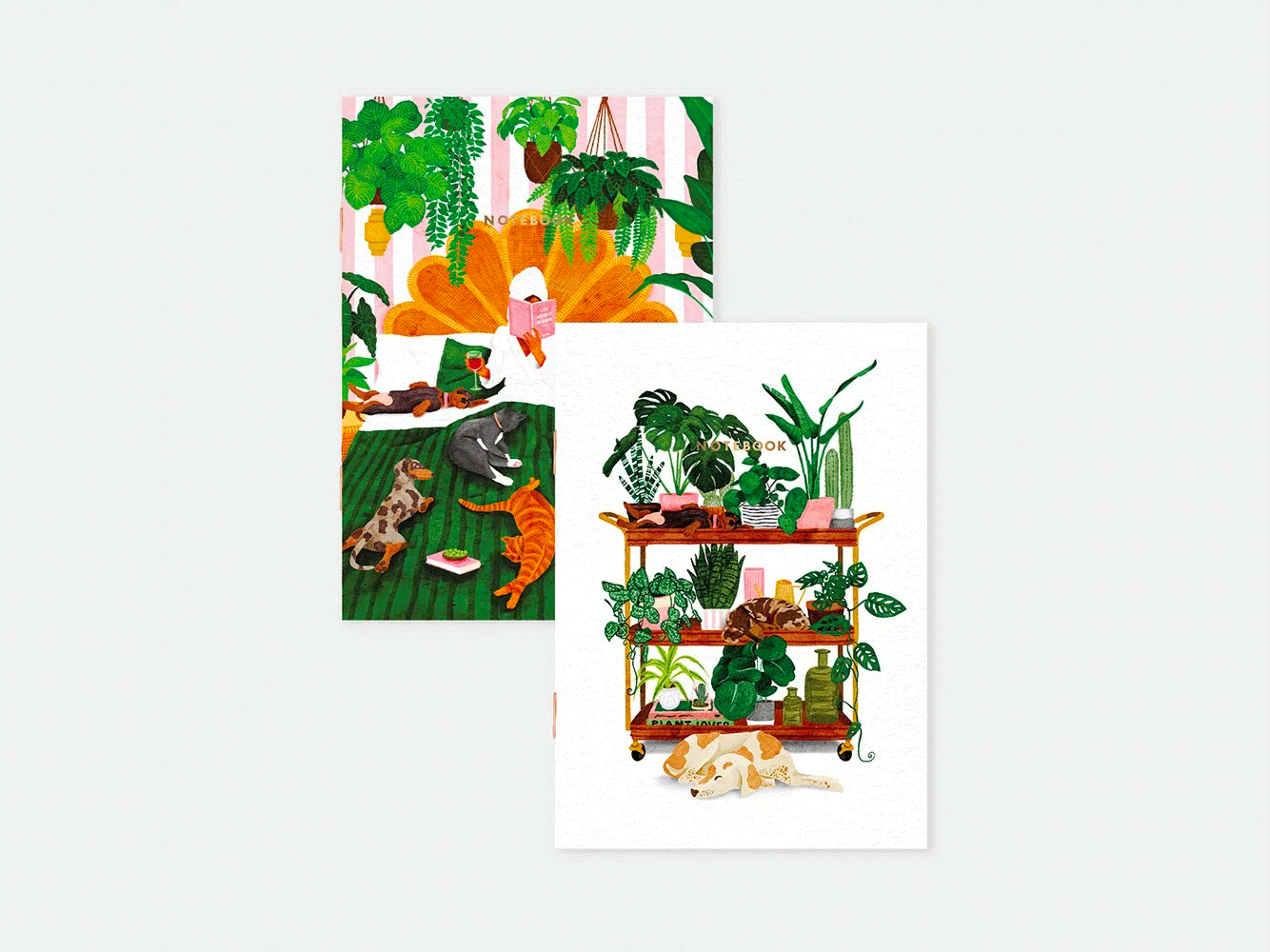 achat Duo de carnets Life with Pets & Plants A6 - ATWS