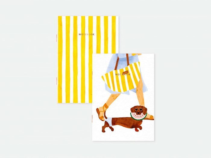 Achat Duo de Carnets A6 Summer Teckel - ATWS