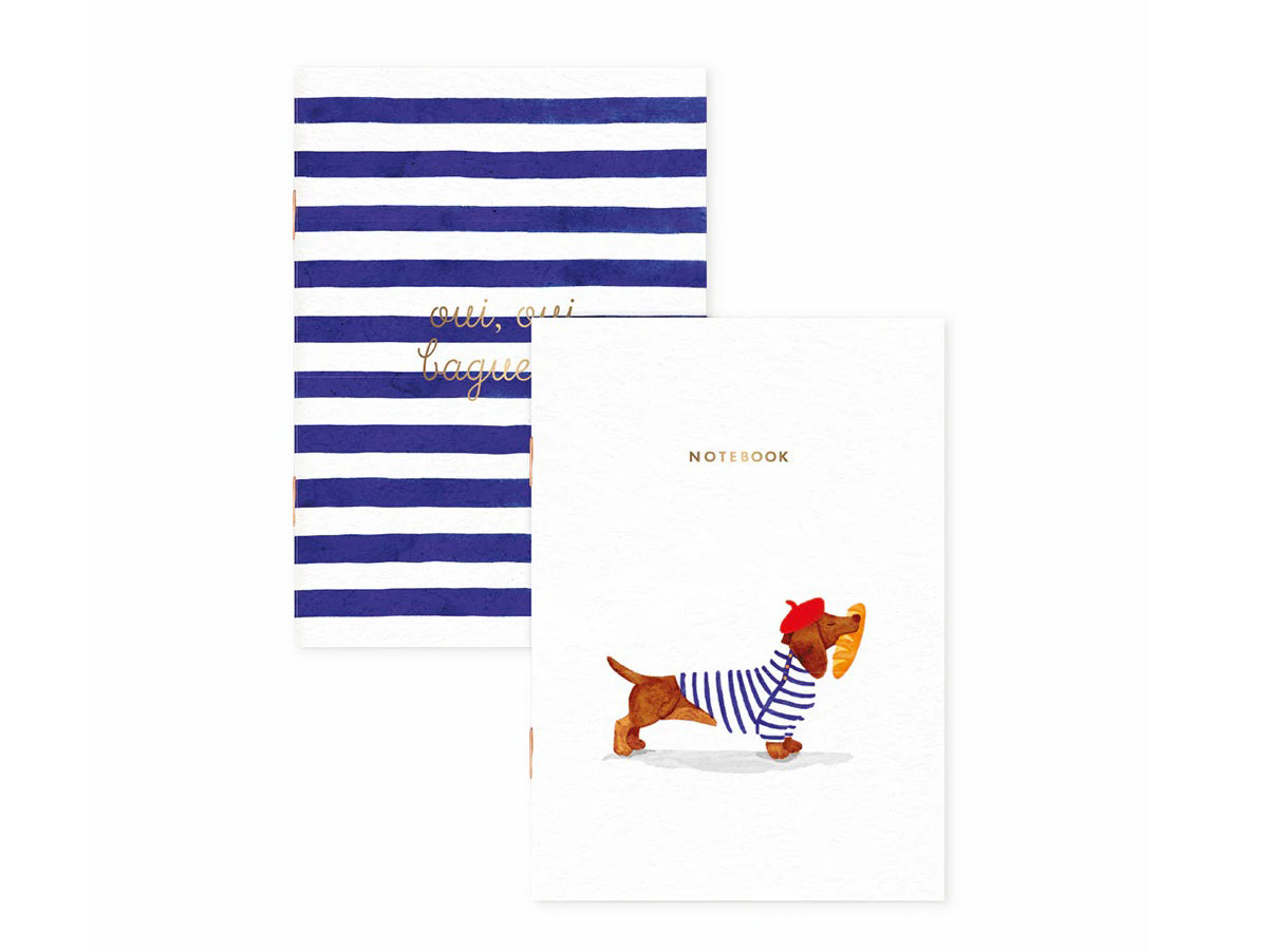 Achat Lot de 2 carnets A6 - Duo Oui Baguette - ATWS