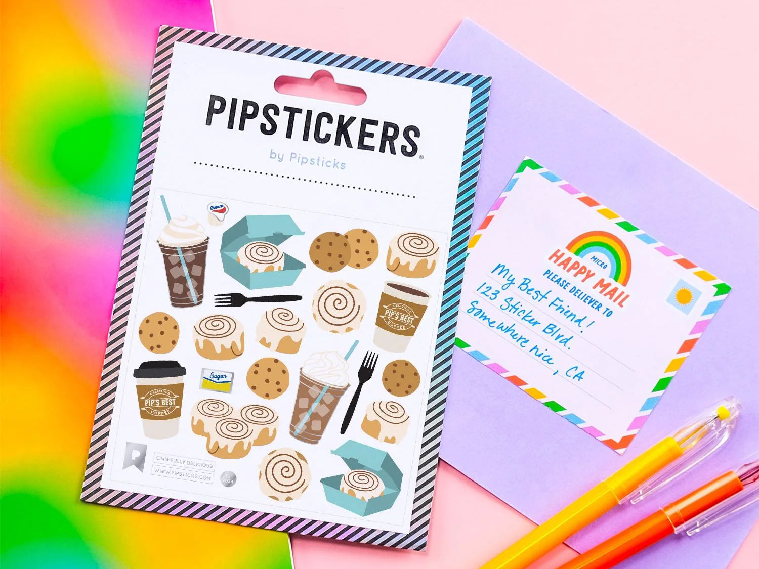 Stickers Gourmandises cannelle (Cinn-Fully Delicious) - Pipsticks